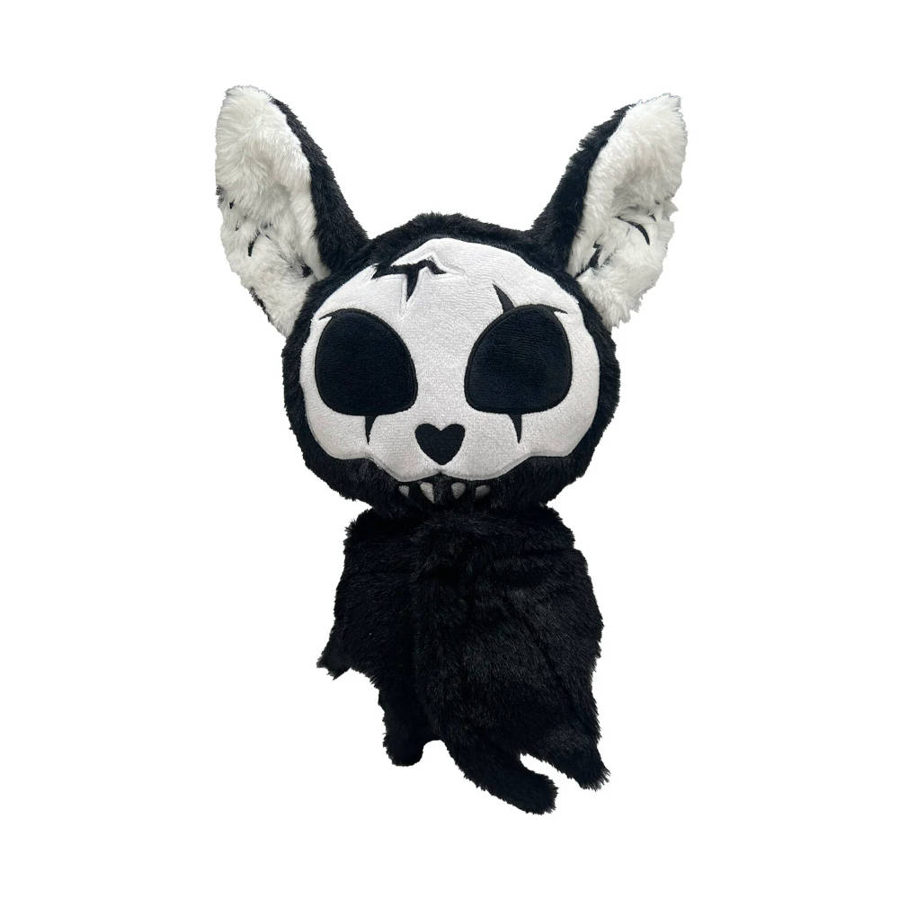 Vampire Freaks - Rainbow Skelekitty Plüschtier - Schwarz/Regenbogen